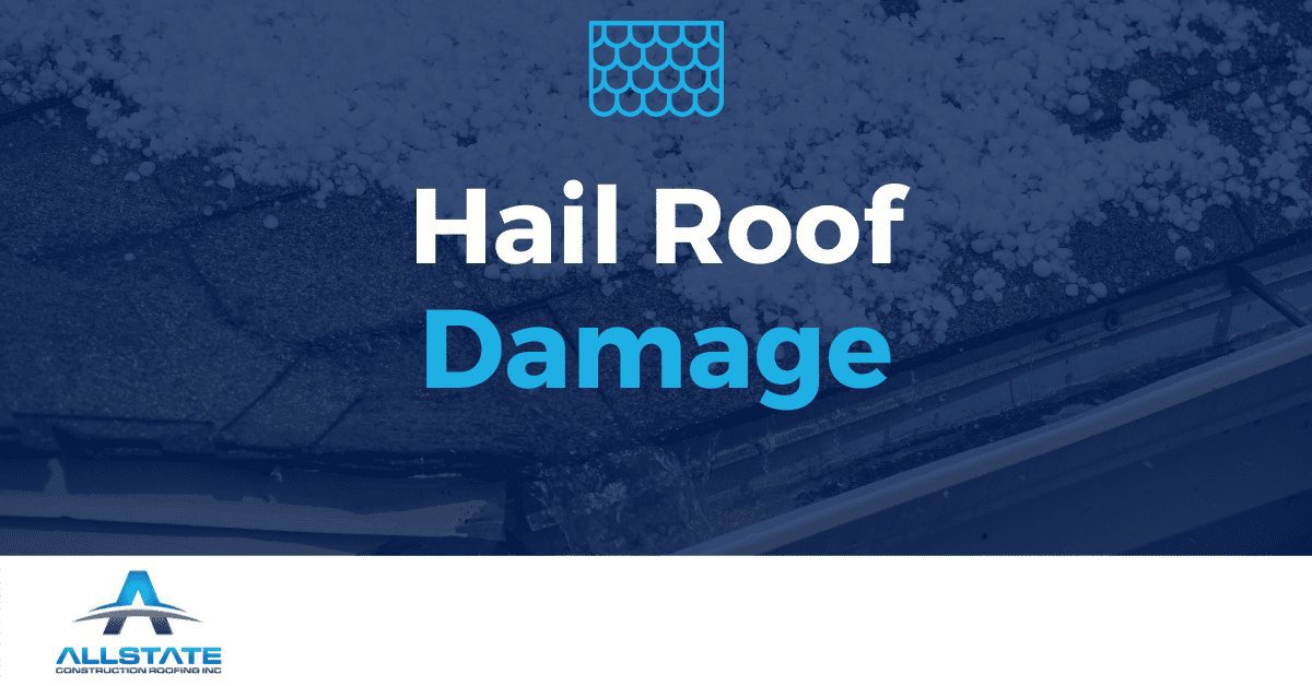 Hail roof damage