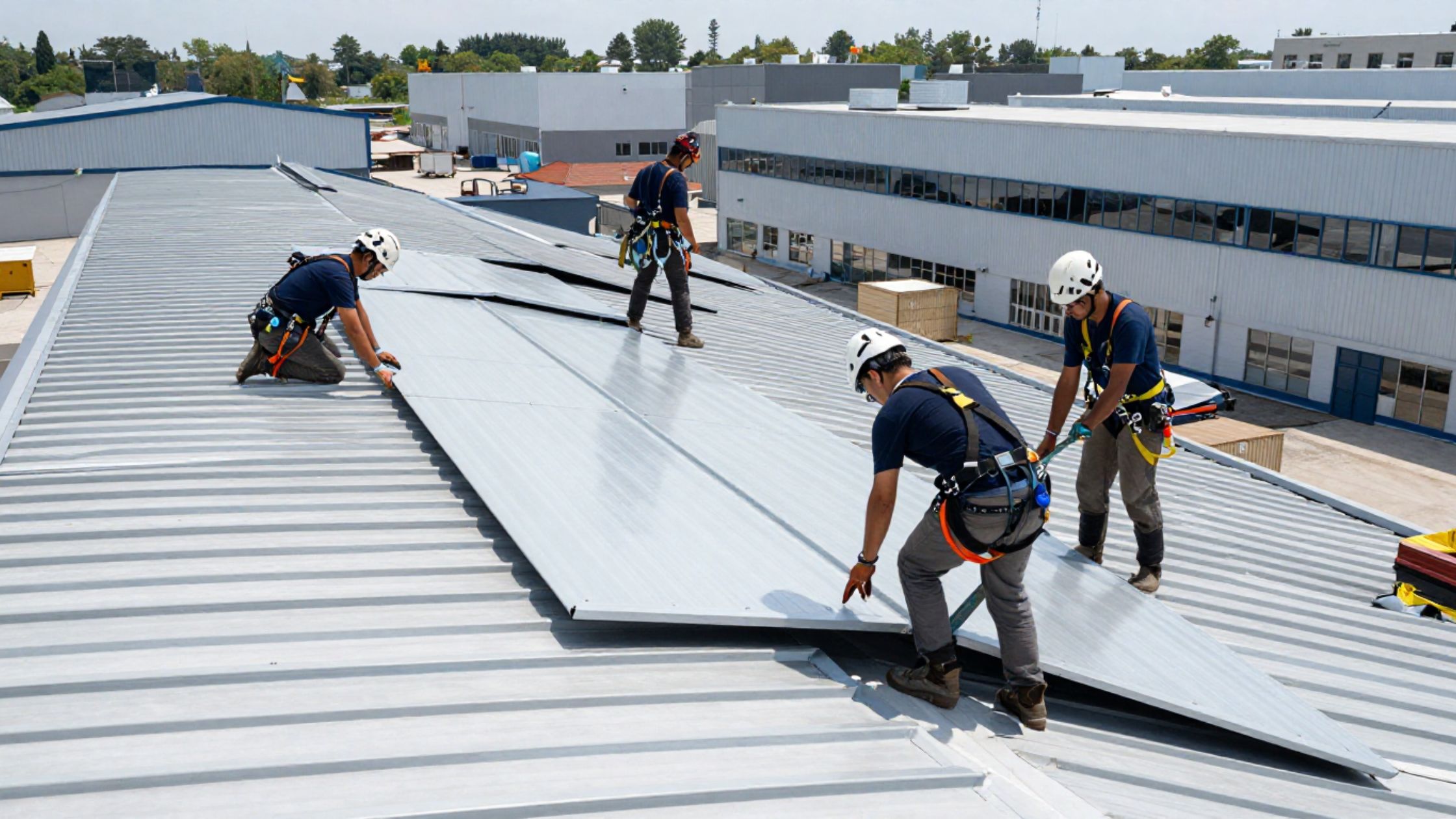 Types Of Commercial Roof Systems | Allstate Construction Roofing Commercial Metal Roofing