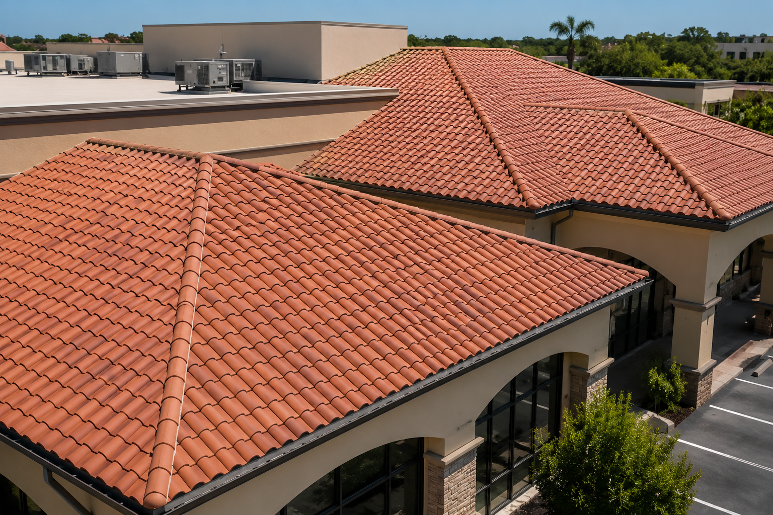 Commercial Tile Roof